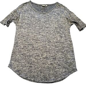 GAP Gray Relaxed Short Sleeve Top